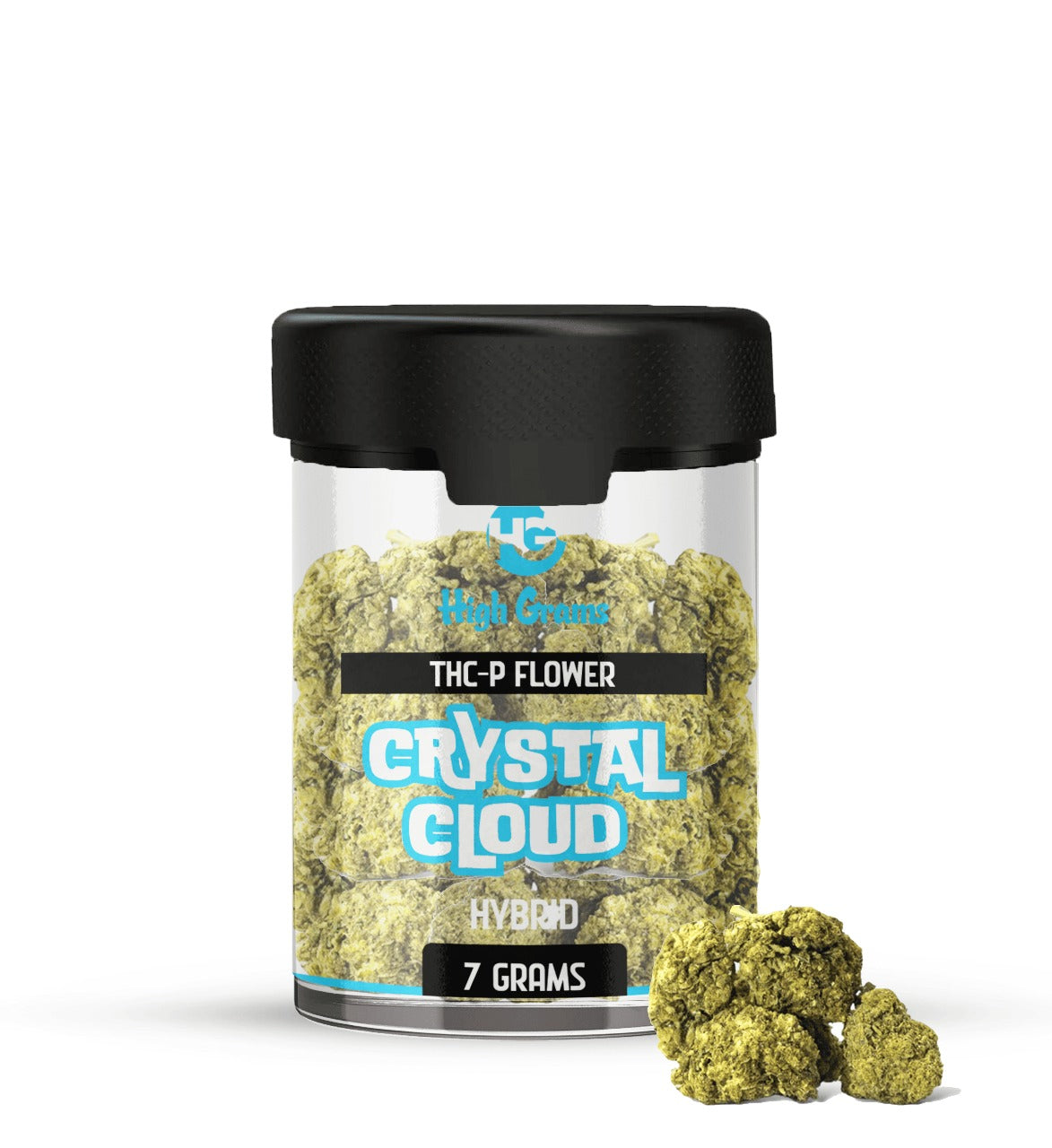 THC-P Flower 7 Gram | Crystal Cloud | Hybrid