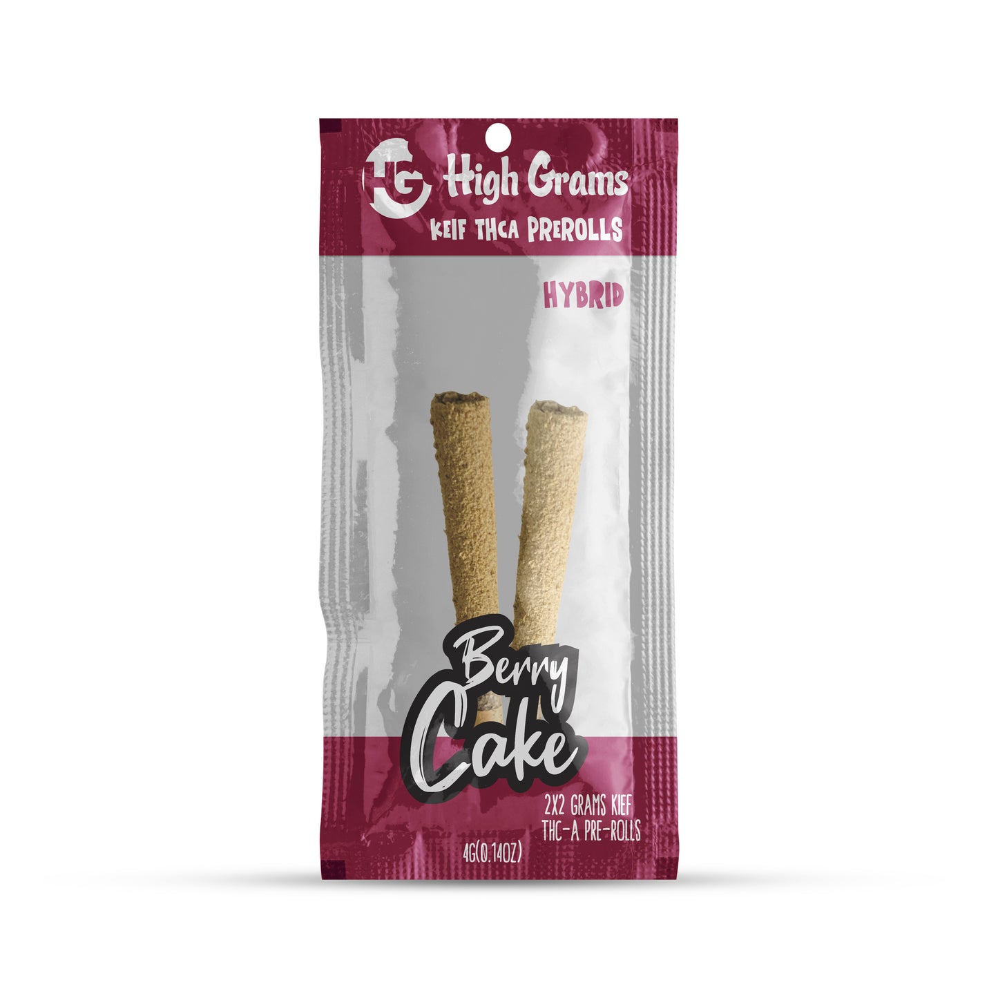 THC-A Kief Pre-Rolls 4 Gram | Berry Cake | Indica