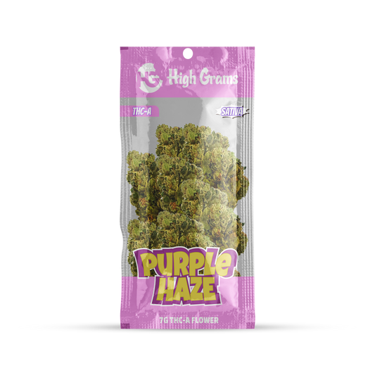 THC-A Flower 7 Gram | Purple Haze | Sativa