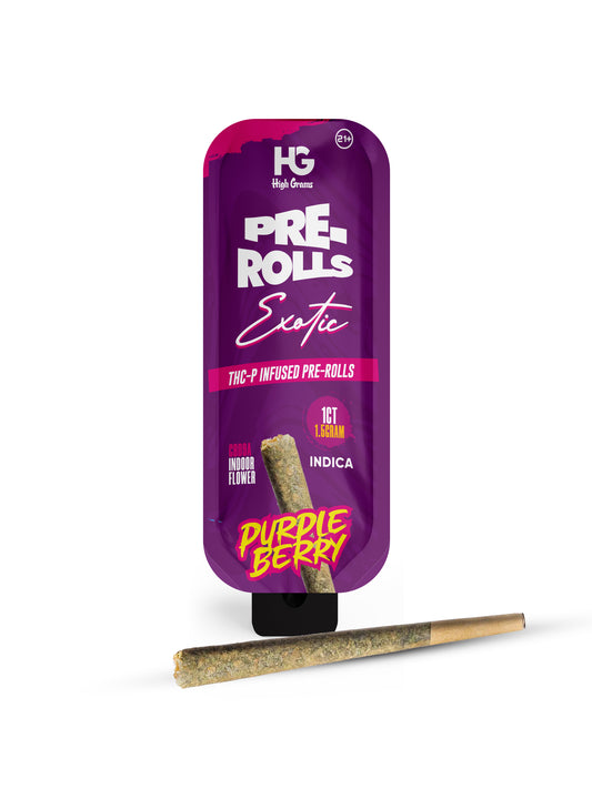 THC-P Pre-Roll 1.5 Gram | Purple Berry | Indica