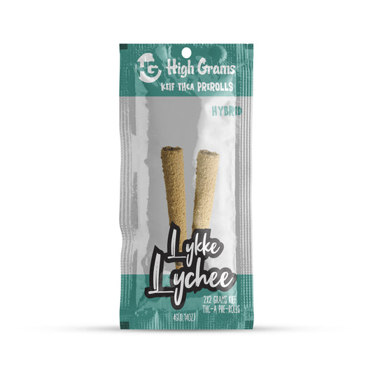 THC-A Kief Pre-Rolls 4 Gram | Lykke Lychee | Hybrid