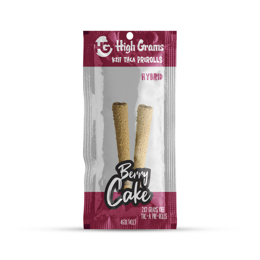 THC-A Kief Pre-Rolls 4 Gram | Berry Cake | Indica